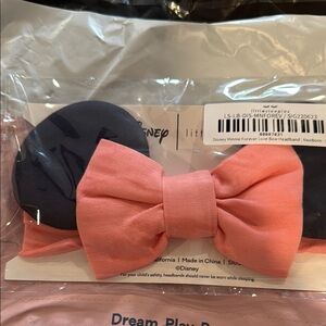Little Sleepies Disney Minnie Mouse Pink and Black Headband